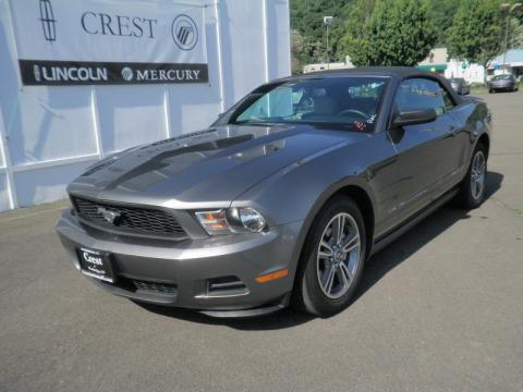 Sterling Grey Metallic Ford Mustang V6 Premium Convertible.  Click to enlarge.
