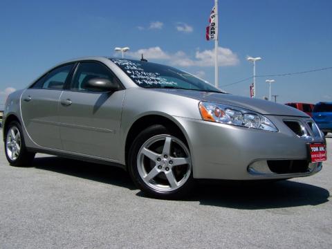 Liquid Silver Metallic Pontiac G6 V6 Sedan.  Click to enlarge.