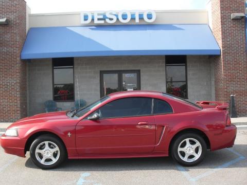 Redfire Metallic Ford Mustang V6 Coupe.  Click to enlarge.
