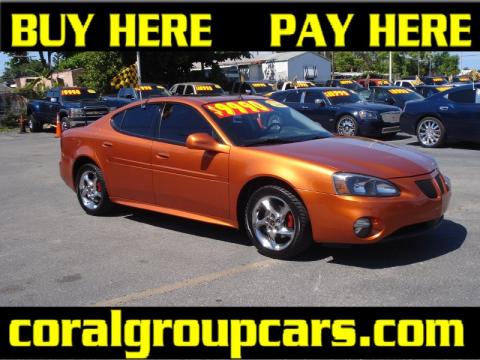 Fusion Orange Metallic Pontiac Grand Prix GTP Sedan.  Click to enlarge.
