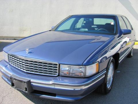 Medium Adriatic Blue Metallic Cadillac DeVille Sedan.  Click to enlarge.