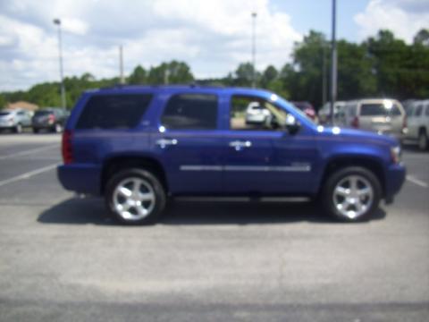 Laser Blue Metallic Chevrolet Tahoe LTZ 4x4.  Click to enlarge.