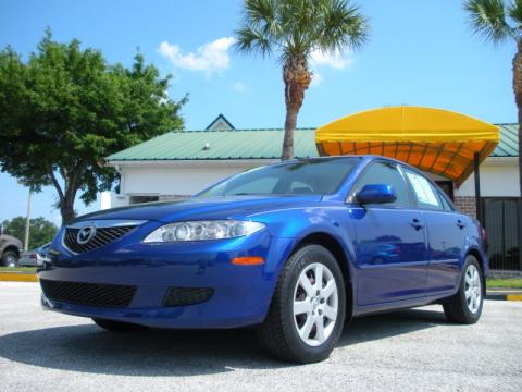 Lapis Blue Metallic Mazda MAZDA6 i Sedan.  Click to enlarge.