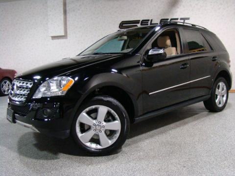 Black Mercedes-Benz ML 350 4Matic.  Click to enlarge.