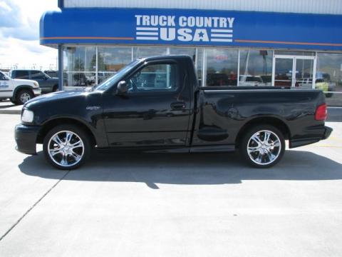 Black Ford F150 SVT Lightning.  Click to enlarge.