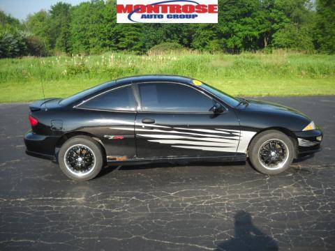 Black Chevrolet Cavalier Z24 Coupe.  Click to enlarge.