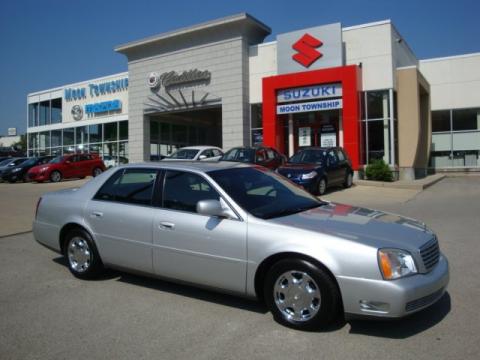 Sterling Silver Cadillac DeVille Sedan.  Click to enlarge.