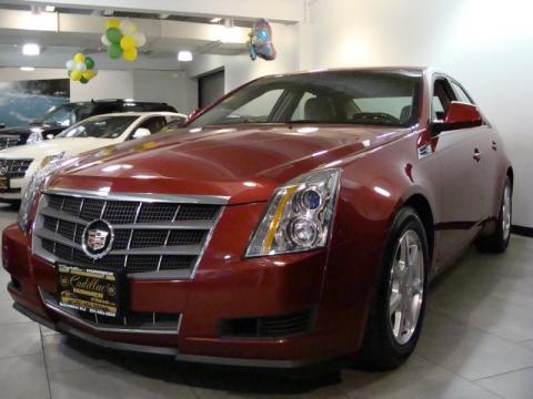 Crystal Red Cadillac CTS 4 AWD Sedan.  Click to enlarge.