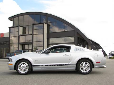 Brilliant Silver Metallic Ford Mustang GT Premium Coupe.  Click to enlarge.
