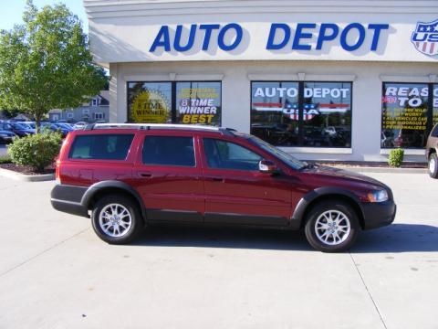 Ruby Red Metallic Volvo XC70 AWD Cross Country.  Click to enlarge.