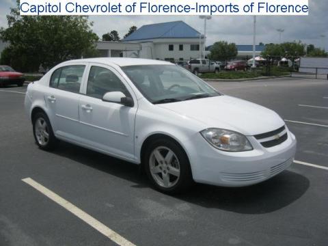 Summit White Chevrolet Cobalt LT Sedan.  Click to enlarge.