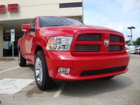 Flame Red Dodge Ram 1500 Sport Crew Cab.  Click to enlarge.