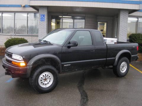 Black Chevrolet S10 LS Regular Cab 4x4.  Click to enlarge.