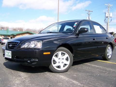 Hyundai Elantra 2005 Black. Our lack a hatchback hyundai