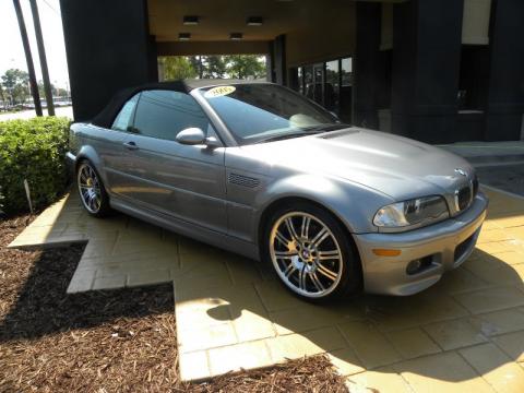 Silver Grey Metallic BMW M3 Convertible.  Click to enlarge.