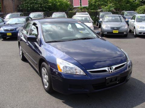 Royal Blue Pearl Honda Accord LX Sedan.  Click to enlarge.