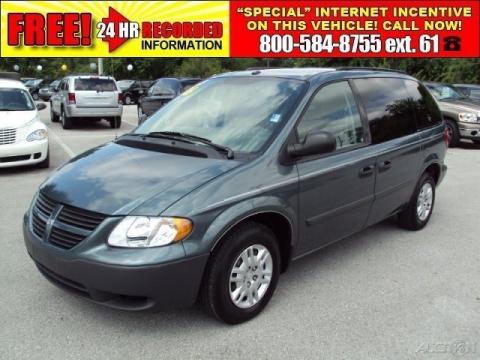 Magnesium Green Pearl Dodge Caravan SE.  Click to enlarge.