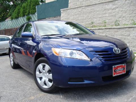 Blue Ribbon Metallic Toyota Camry LE.  Click to enlarge.