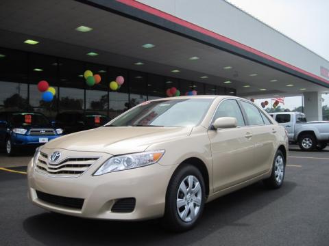 Sandy Beach Metallic Toyota Camry .  Click to enlarge.