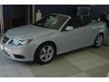 2010 Saab 9-3 2.0T Convertible Glacier Silver Metallic
