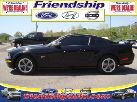 Black Ford Mustang GT Premium Coupe.  Click to enlarge.