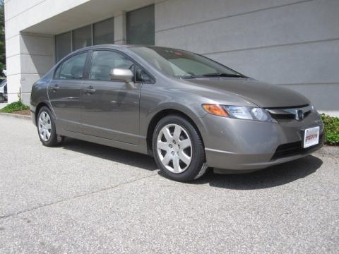 Galaxy Gray Metallic Honda Civic LX Sedan.  Click to enlarge.