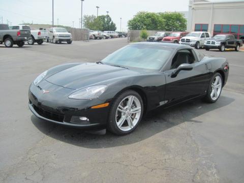 Black Chevrolet Corvette Coupe.  Click to enlarge.