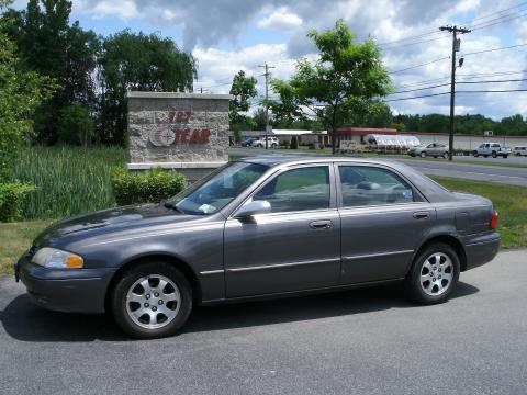 Moonlight Gray Metallic Mazda 626 ES.  Click to enlarge.