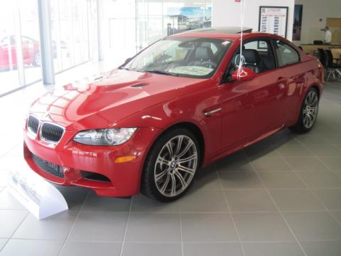 Melbourne Red Metallic BMW M3 Coupe.  Click to enlarge.