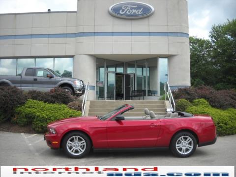 Red Candy Metallic Ford Mustang V6 Premium Convertible.  Click to enlarge.