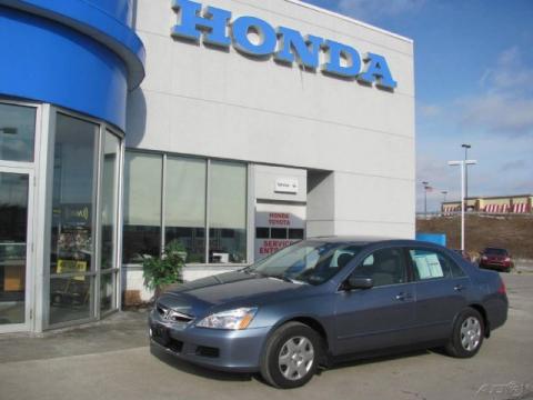Cool Blue Metallic Honda Accord LX Sedan.  Click to enlarge.