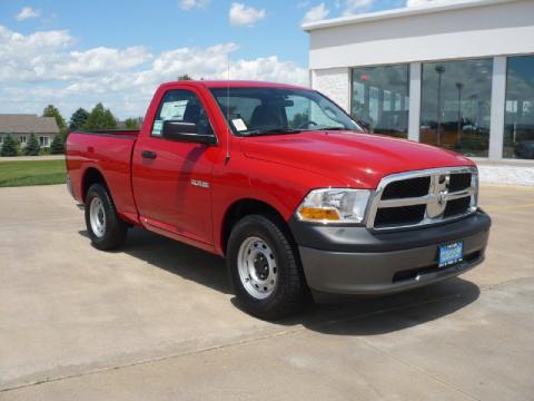 Flame Red Dodge Ram 1500 ST Regular Cab.  Click to enlarge.