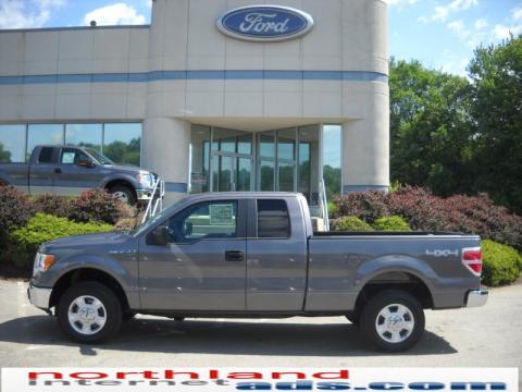 Sterling Grey Metallic Ford F150 XLT SuperCab 4x4.  Click to enlarge.