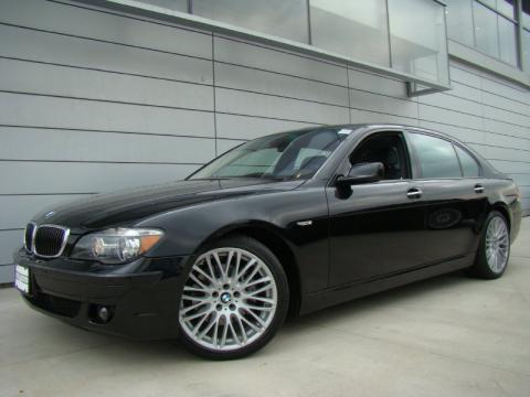 Black Sapphire Metallic BMW 7 Series 750Li Sedan.  Click to enlarge.