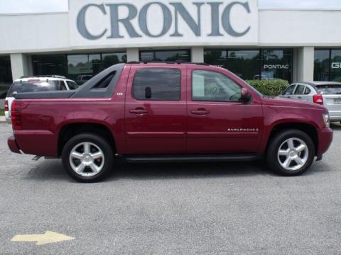 Sport Red Metallic Chevrolet Avalanche LTZ 4WD.  Click to enlarge.