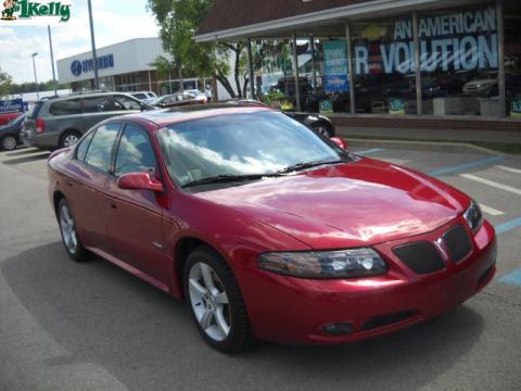 Crimson Red Pontiac Bonneville GXP.  Click to enlarge.