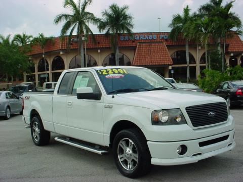 Oxford White Ford F150 FX2 Sport SuperCab.  Click to enlarge.