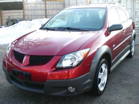 Salsa Red Metallic Pontiac Vibe AWD.  Click to enlarge.