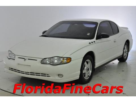 White Chevrolet Monte Carlo LS.  Click to enlarge.