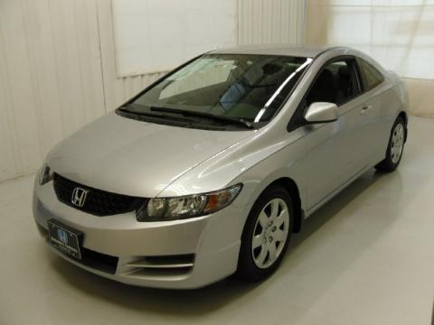 Alabaster Silver Metallic Honda Civic LX Coupe.  Click to enlarge.