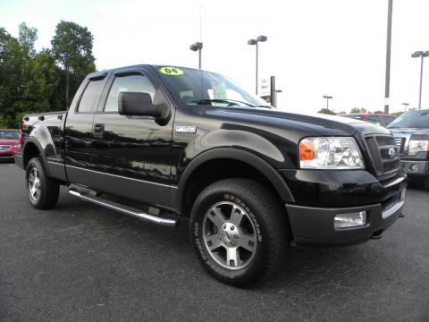 Black Ford F150 FX4 SuperCab 4x4.  Click to enlarge.