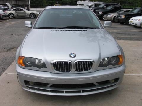 Titanium Silver Metallic BMW 3 Series 325i Convertible.  Click to enlarge.