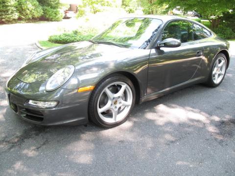 Slate Grey Metallic Porsche 911 Carrera Coupe.  Click to enlarge.