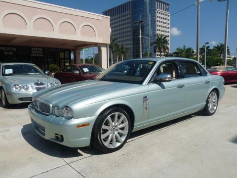 Seafrost Metallic Jaguar XJ Vanden Plas.  Click to enlarge.