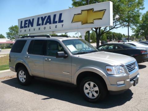 Vapor Silver Metallic Ford Explorer XLT 4x4.  Click to enlarge.