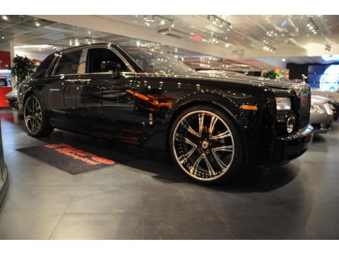 Black Kirsch Rolls-Royce Phantom .  Click to enlarge.