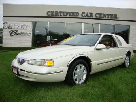 White Opalescent Metallic Mercury Cougar XR7.  Click to enlarge.