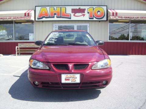 Sport Red Metallic Pontiac Grand Am SE Sedan.  Click to enlarge.