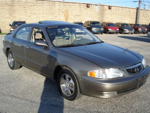Moonlight Gray Mazda 626 LX.  Click to enlarge.