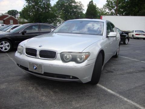 Titanium Silver Metallic BMW 7 Series 745Li Sedan.  Click to enlarge.